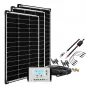 Preview: 300W Solaranlage 12V/24V basicPremium-L Solar-Set