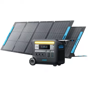 400W Solar-Set Anker Solix F2000 + 2x 200W Solarpanel PS200