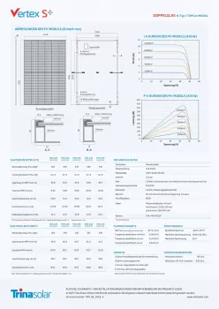 445W Solarmodul Trina Solar Vertex S+ Dual-Glas N-Type TopCon