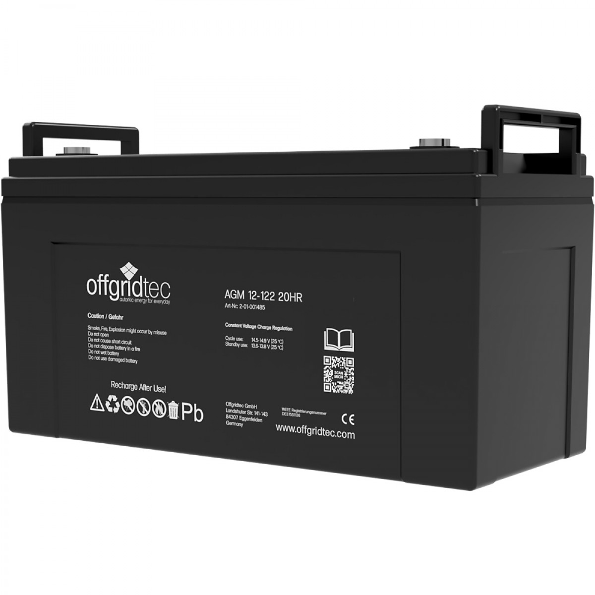 AGM-Batterie Solar Edition 120Ah Versorgungsbatterie, 149,99 €