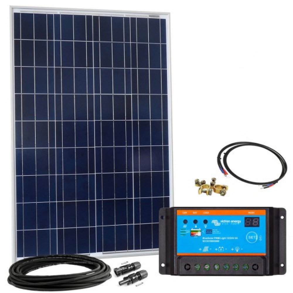 100W 12V Solar GartenSet Basic Bausatz