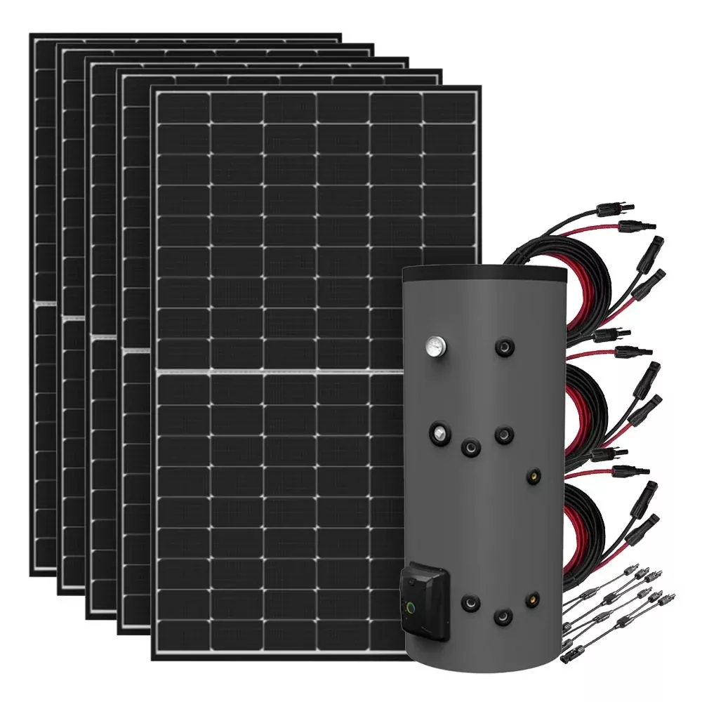 2,2kWp Solaranlage mit 200L Fothermo Boiler zur Warmwasseraufbereitung