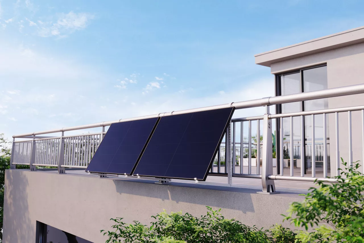 Anker Solix Solarpanel Aluminium Balkonhalterung (1 Panel)