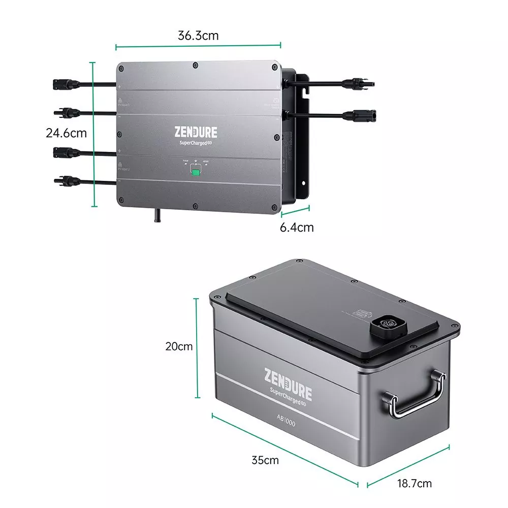 Zendure SolarFlow Smart PV Hub 1200W Mppt für Balkonkraftwerke