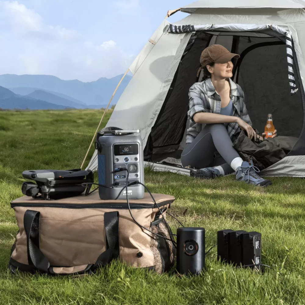 Der perfekte Begleiter für Outdoor-Abenteuer - Anker Solix C300X DC Tragbare Powerstation - 90000mAh (288Wh) 300W