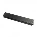 Unterseite 68cm Spoiler Aluminium Solarmodul Befestigung schwarz